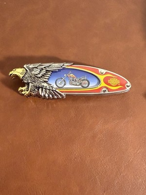 NIB FRANKLIN MINT HARLEY DAVIDSON DYNA WIDE SINGLE BLADE POCKET KNIFE B11YR09