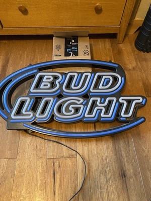 値下げします。BUD LIGHT ネオン看板 Bud Light Neon Sign. Not All Lights Working. | eBay