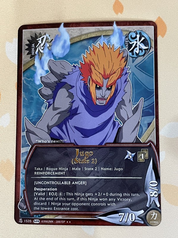 Naruto CCG, Jugo (State 2), 1535, LP, Foil | eBay