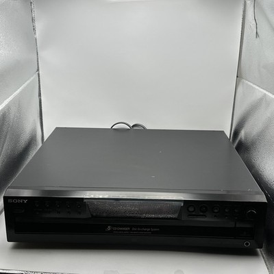 Sony CDP-CE375 5-Disc Changer CD Compact Disc Player Optical Out No Remote WORKS