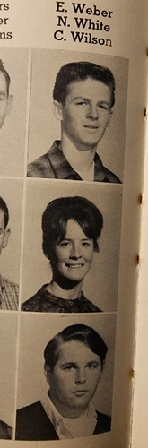 1963 BEACH BOYS ! CARL WILSON AS JR. HAWTHORNE HIGH SCHOOL YEARBOOK 'EL MOLINO'