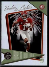 Jameson Williams 2022 Panini Legacy Under the Lights Silver Alabama Crimson Tide