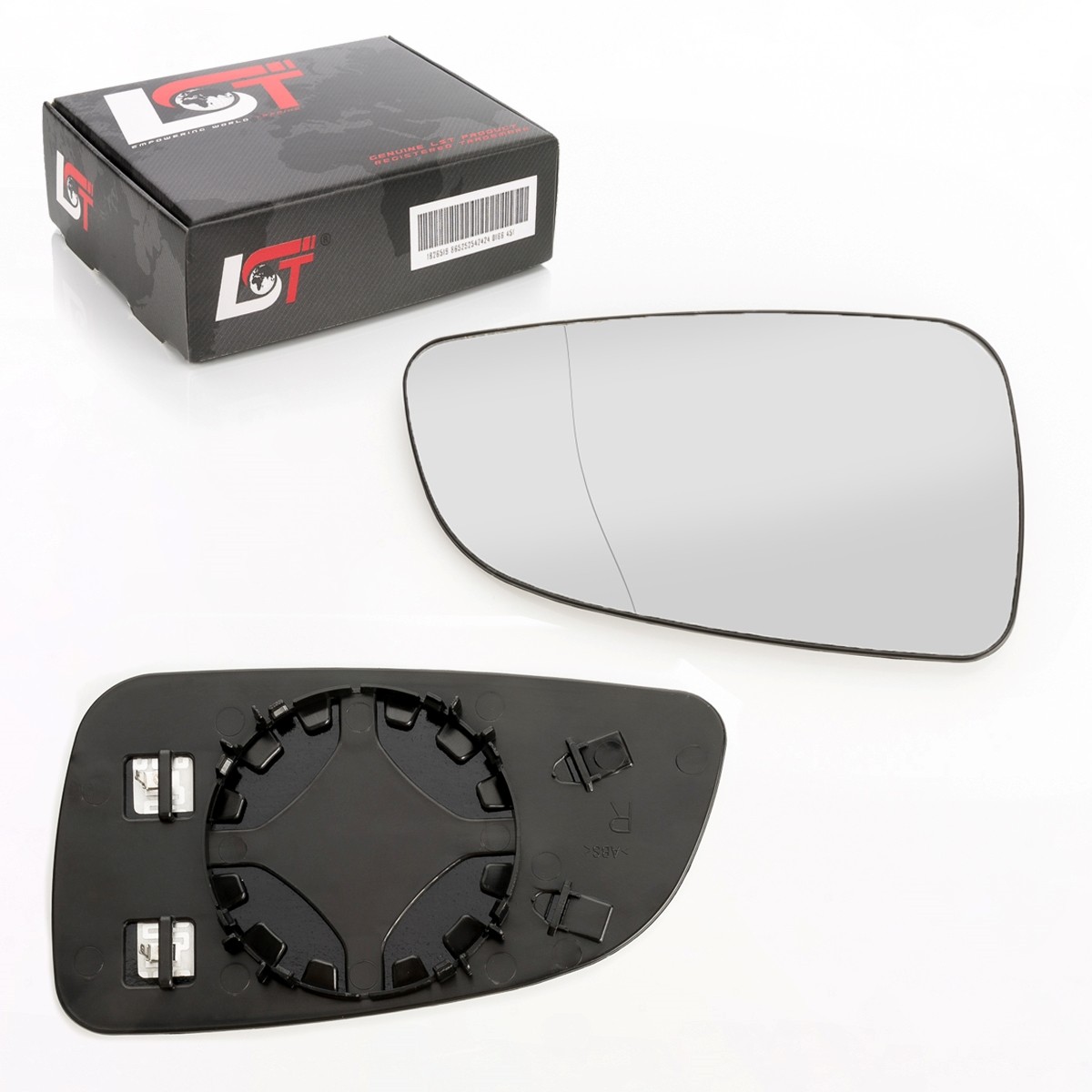 Outside Mirror Glass Aspherical Convex Electric Right For OPEL ASTRA H