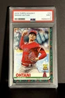 2019 Topps Holiday SHOHEI OHTANI #HW33 PSA 9 MINT Angels Dodgers