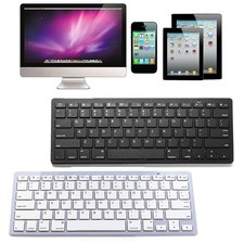 Wireless Bluetooth Keyboard For Windows PC Mac iOS iPhone Phone Tablet Universal