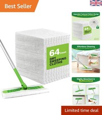 64 Count Disposable Dry Mop Pads for Flash Speedmop - Effortless Floor Cleaning