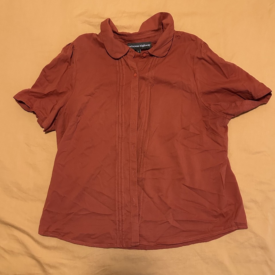 princess highway/dangerfield lizzy short sleeve blouse - worn