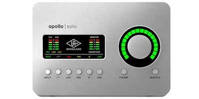 Universal Audio Apollo Solo Heritage Edition  Analog Audio Interface Mac Windows