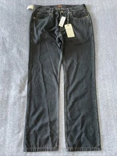 Tommy Bahama Jeans Mens 32x32 Cayman Relaxed Black Overdye Dark Wash New Tags