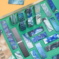 30 Pack Ocean Theme Magnetic Bookmarks Book Page Markers for Home Office