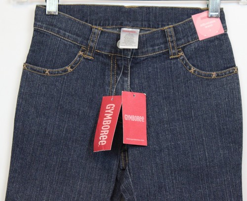2006 Gymboree Park City Luxe Scenic Lined Hem Jeans sz 5 NWT Flared Pony Cute - Picture 2 of 7