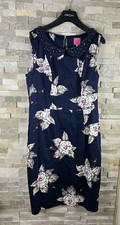 Joules Women’s Size 12 Navy Floral Embellished Dress