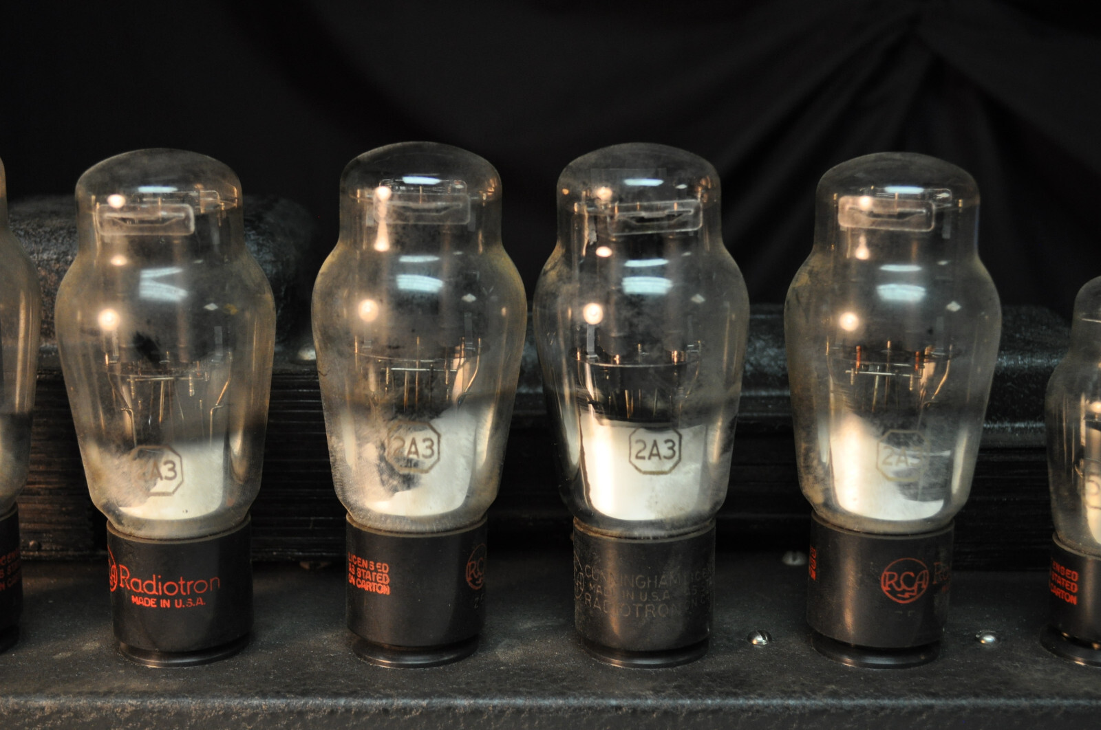 Vintage ster Electric 2A3 Mono Tube Amplifier Pair CDE