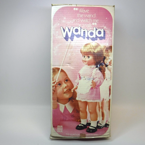Vintage Denys Fisher Wanda Walking Doll - Boxed - Wand Missing - Picture 24 of 24