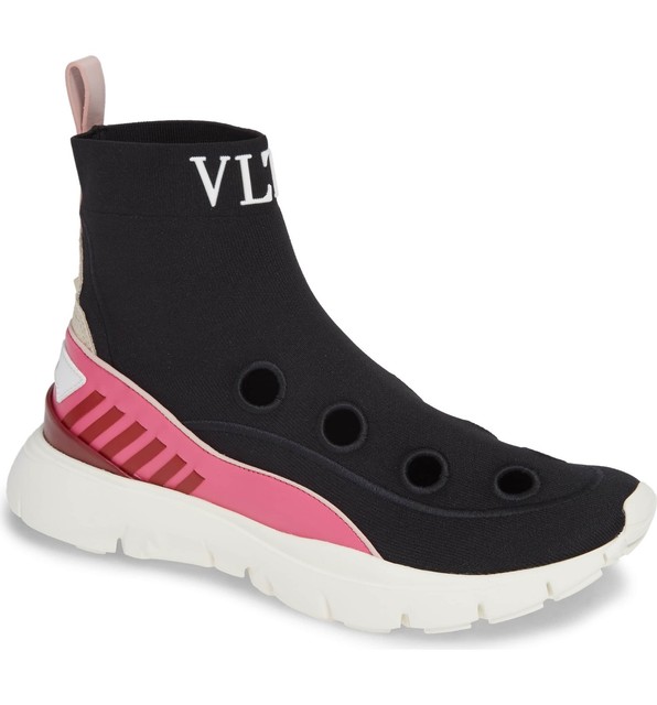 valentino sneakers women black