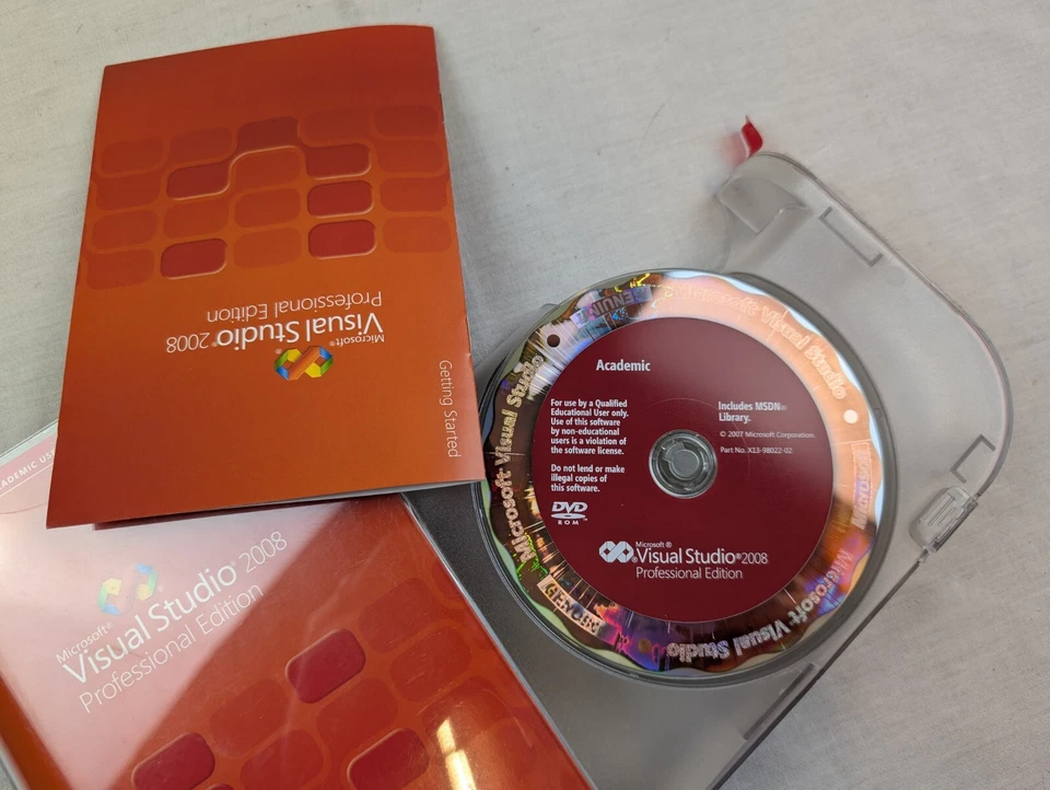 Microsoft Visual Studio 2008 Professional Edition & SQL SERVER Academic Version - Image 4 of 4