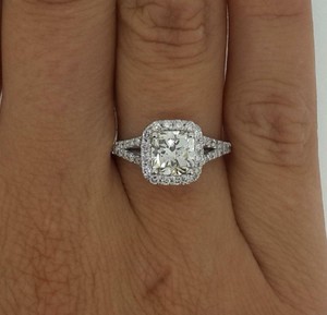 split shank halo engagement ring