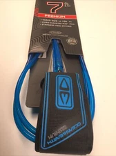 Surfboard ankle 7mm Premium leash ocean & earth 7' foot Blue DOUBLE SWIVEL O&E
