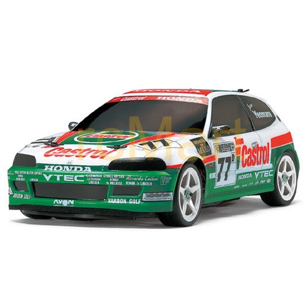 Tamiya 1/10th Scale Castrol Honda Civic VTi Body Parts Set