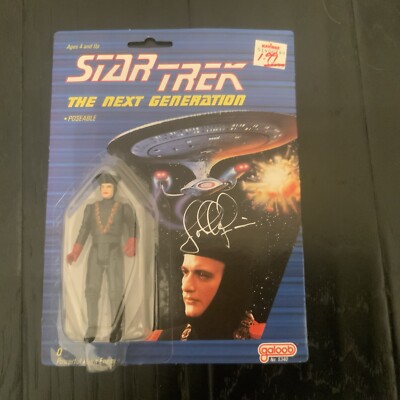 The Next Generation Signed Q Powerful Evil  88 Action Figure` Star Trek