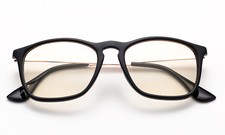 Computer Glasses Strain Relief Blue Light Blocking Keyhole Classic Eyewear Retro