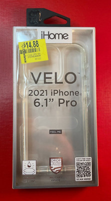 iHome Velo Silikon Transparent Case für iPhone 13 Pro 6,1'' Ohne MagSafe Brandneu