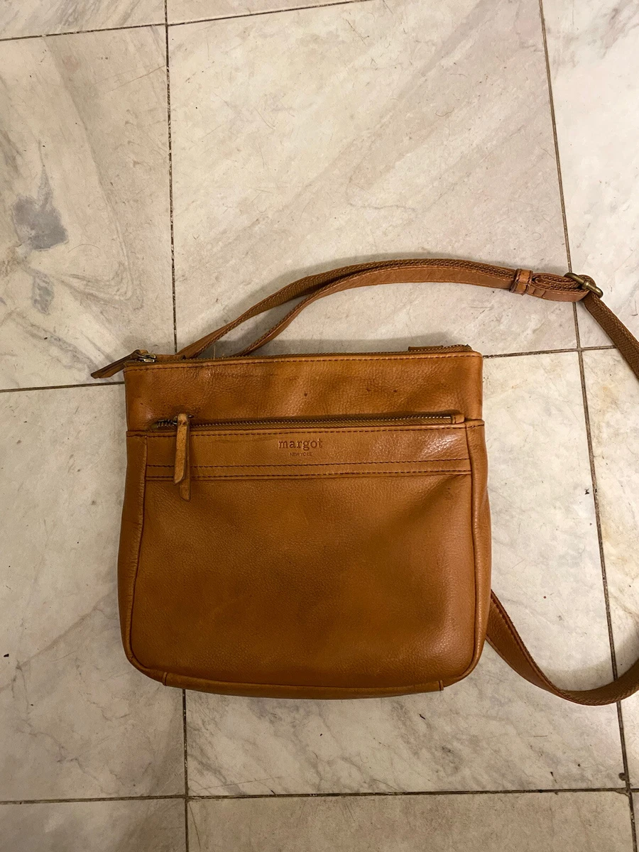 Margot New York Black Leather Crossbody Bag Purse  Black leather crossbody  bag, Brown leather crossbody bag, Leather saddle bags