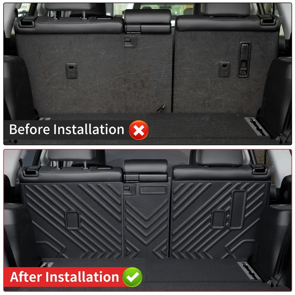 For Lexus 2010-2023 GX460 7-Seat Rear Back Cushion Seat Protection Accessories Foto 3 de 4