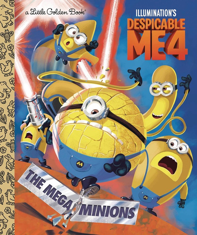 DESPICABLE ME 4 THE MEGA MINIONS LITTLE GOLDEN BOOK HARDCOVER New Hardback