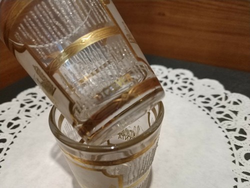 2 NEW "ATLANTA" CULVER© SHOT GLASSES MADE IN THE USA W/22 K GOLD - Picture 10 of 10