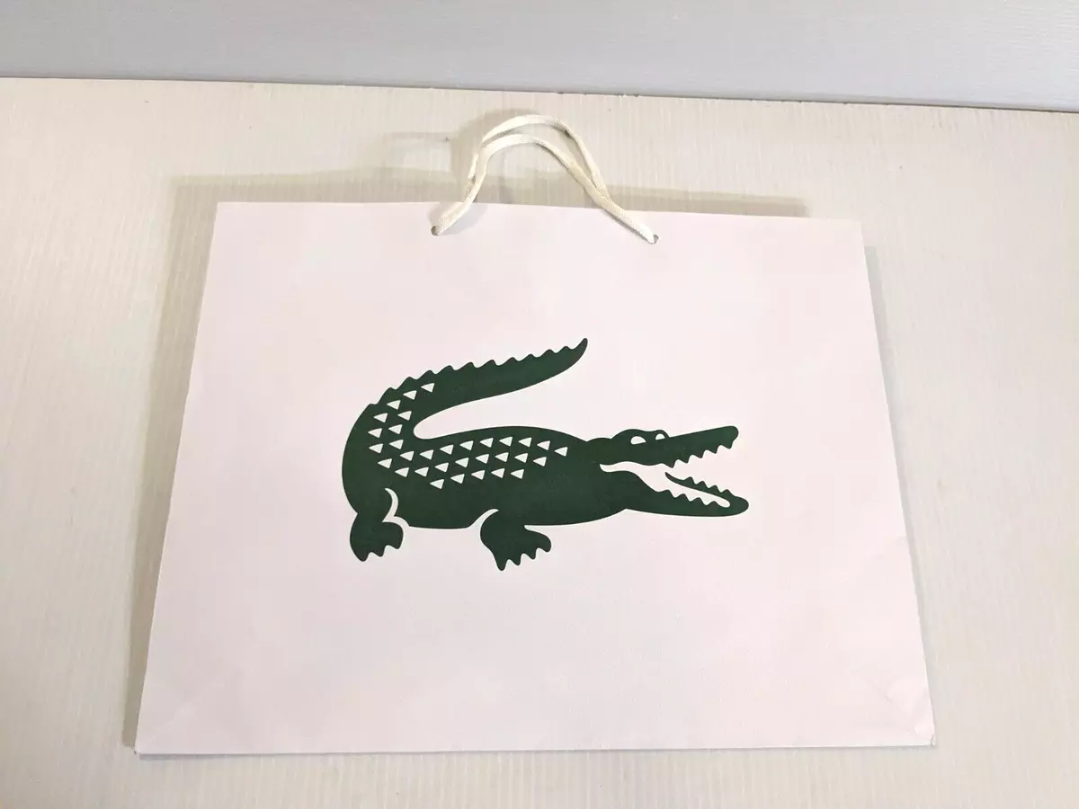 Paper bag online lacoste