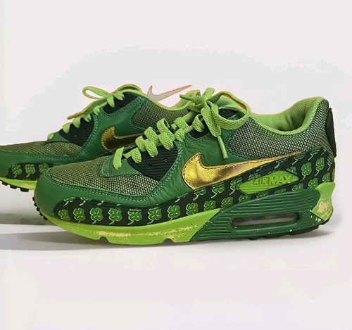Nike Air MAX 90 QK, St Paddy's Day, Men's 8.5, Rare. 2006, St Patrick's Day,