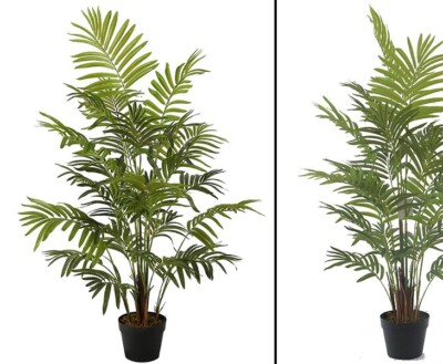 Kunstpalme Areca 120cm mit 9 Palmzweigen im Topf von ibizanos