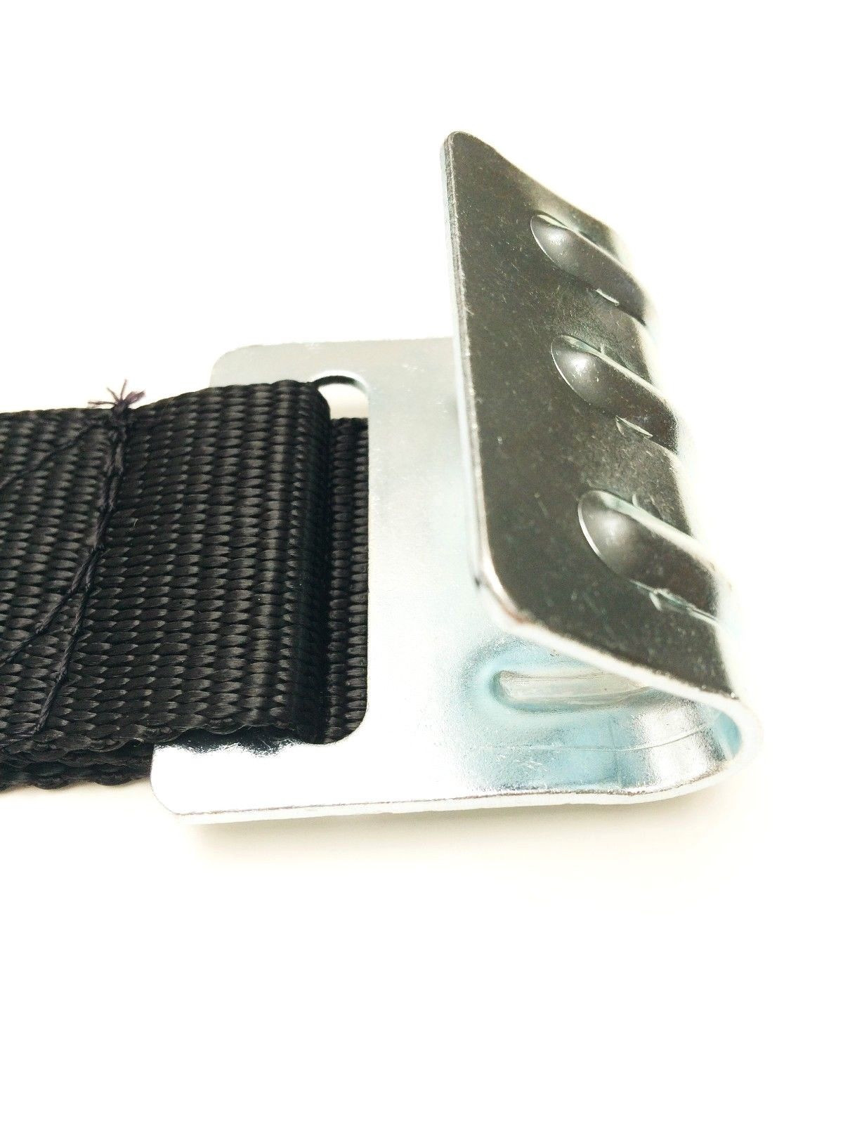 Ersatzgurtband / Planenspanner Mit Flachhaken (glatt), 80 Cm, Schwarz