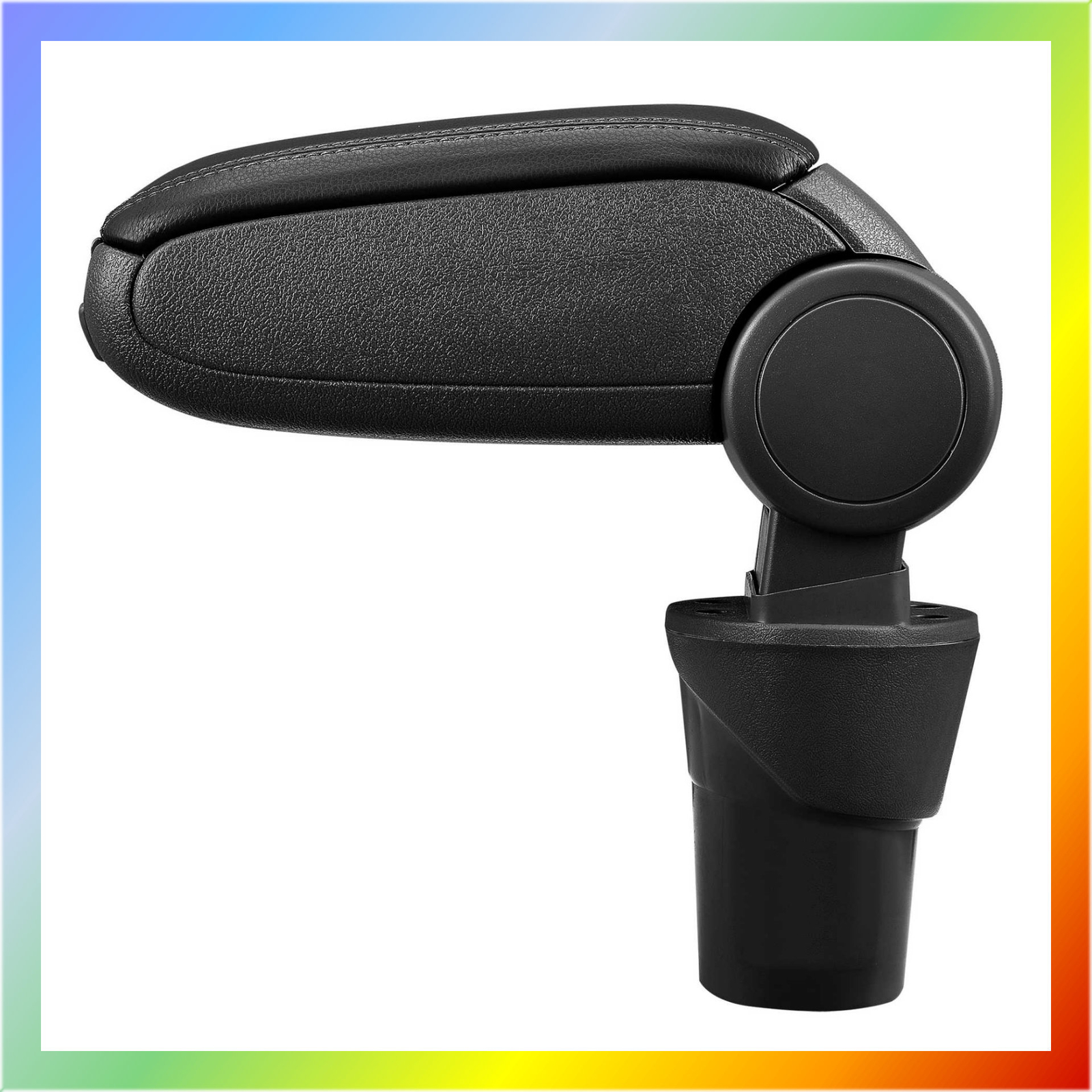 Accoudoir central Micra 4 résout le manque de rangement intérieur en simili cuir noir