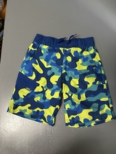 Eddie Bauer Kids Swim Camo Trunks Size Small 7/8 