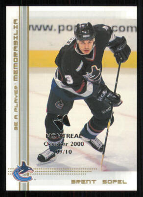 2000-01 BAP Memorabilia Montreal Olympic Stadium Show #34 Brent Sopel /10