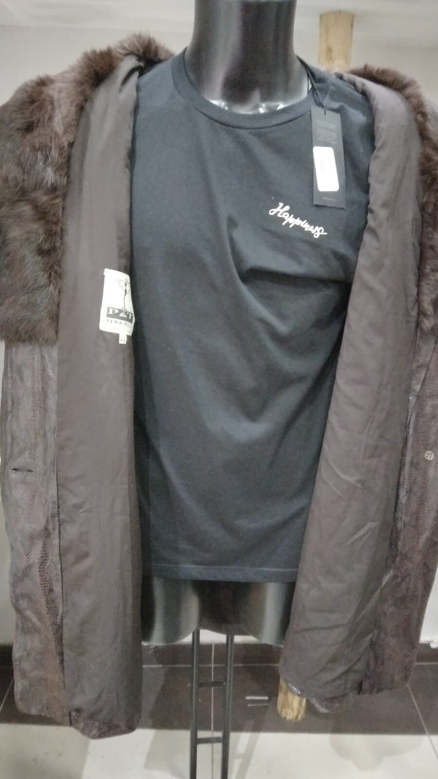 Used Womens Brown Python Fancy Leather Jacket Siz… - image 5