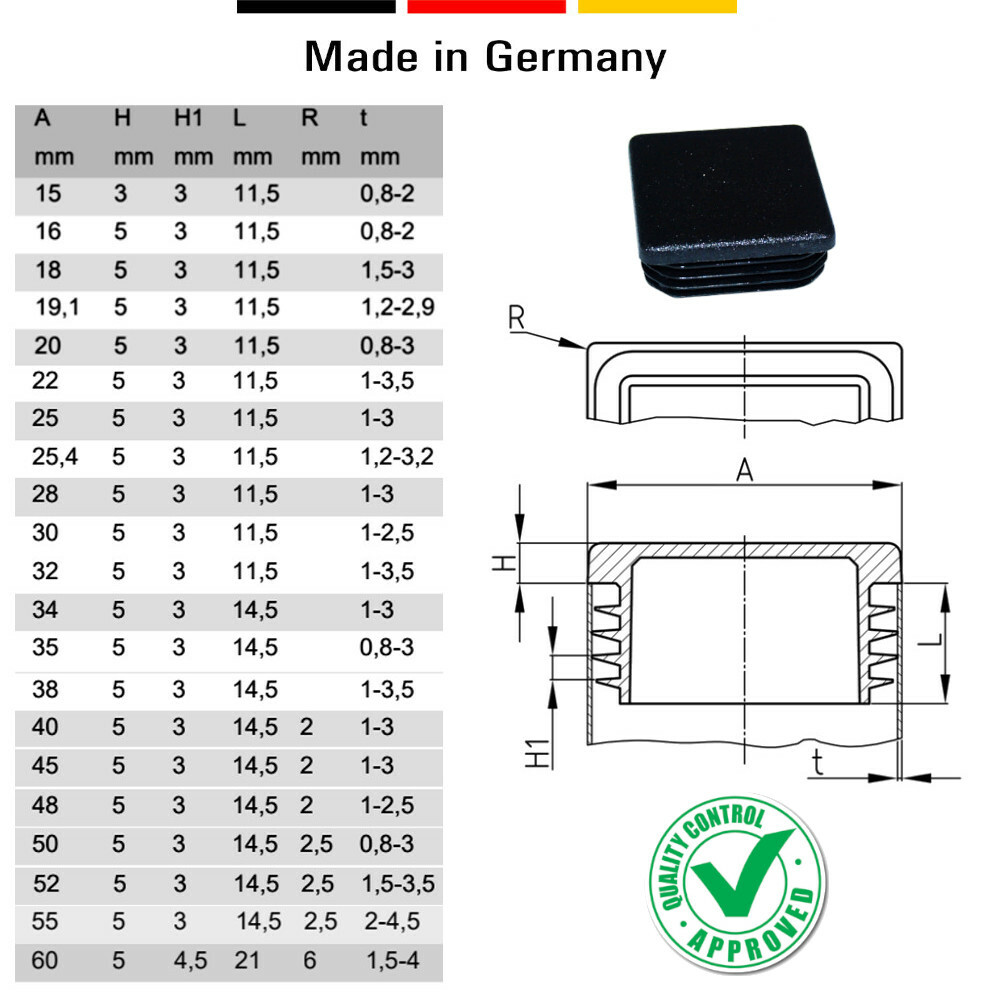 Blanking End Caps 10mm Dia Plastic Round Tubing Tu... - Grandado - Foto 8