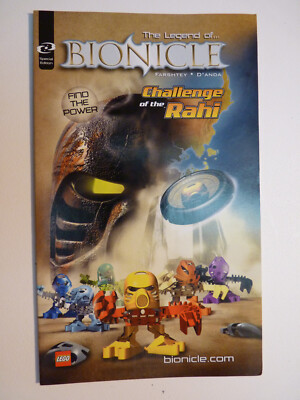 2001 McDonald's  LEGO Bionicle   Challenge of the Rahi    Special  Edition Comic
