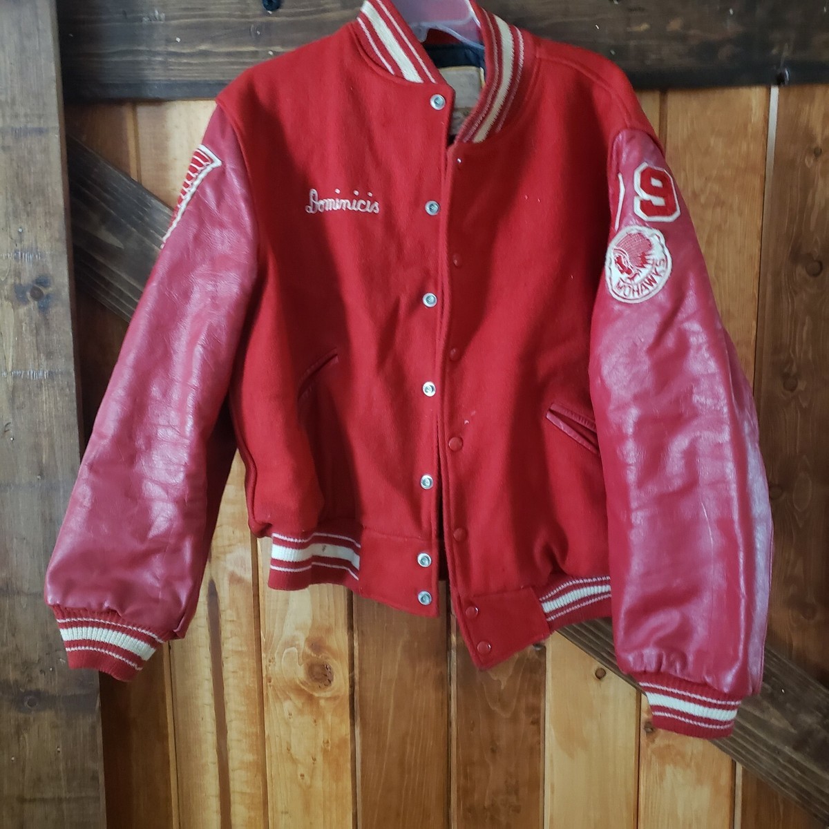 ジャケット・アウター 70's TROPHY JACKETS made in USA Vintage 1979 Mohawks High School Letterman Sportswear Trophy