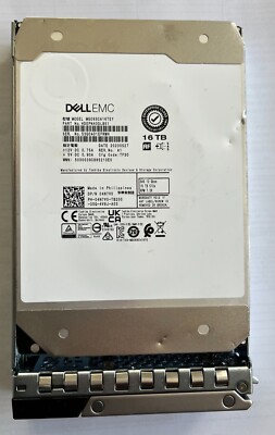 4N7V0 Dell Toshiba MG08SCA16TEY 16TB 3.5in LFF 7.2K RPM 512e