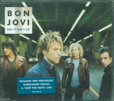 Bon jovi - Say It Isn't So 4 Tracks Cd Eccellente