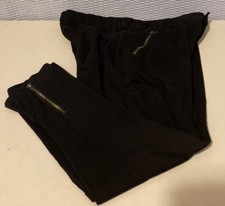 Women 's FADED GLORY sz. 18W Black Pants w/ Zippers