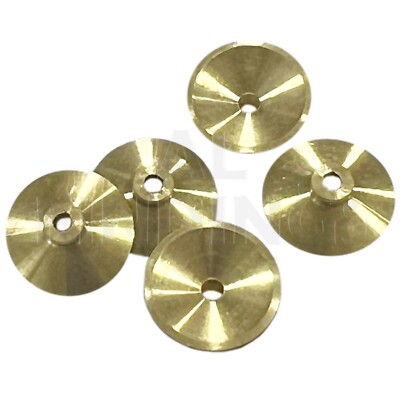 Neue 10 mm Ersatz-Uhrzeigerspannzangen 5x Messing gedreht für Antikreparaturen