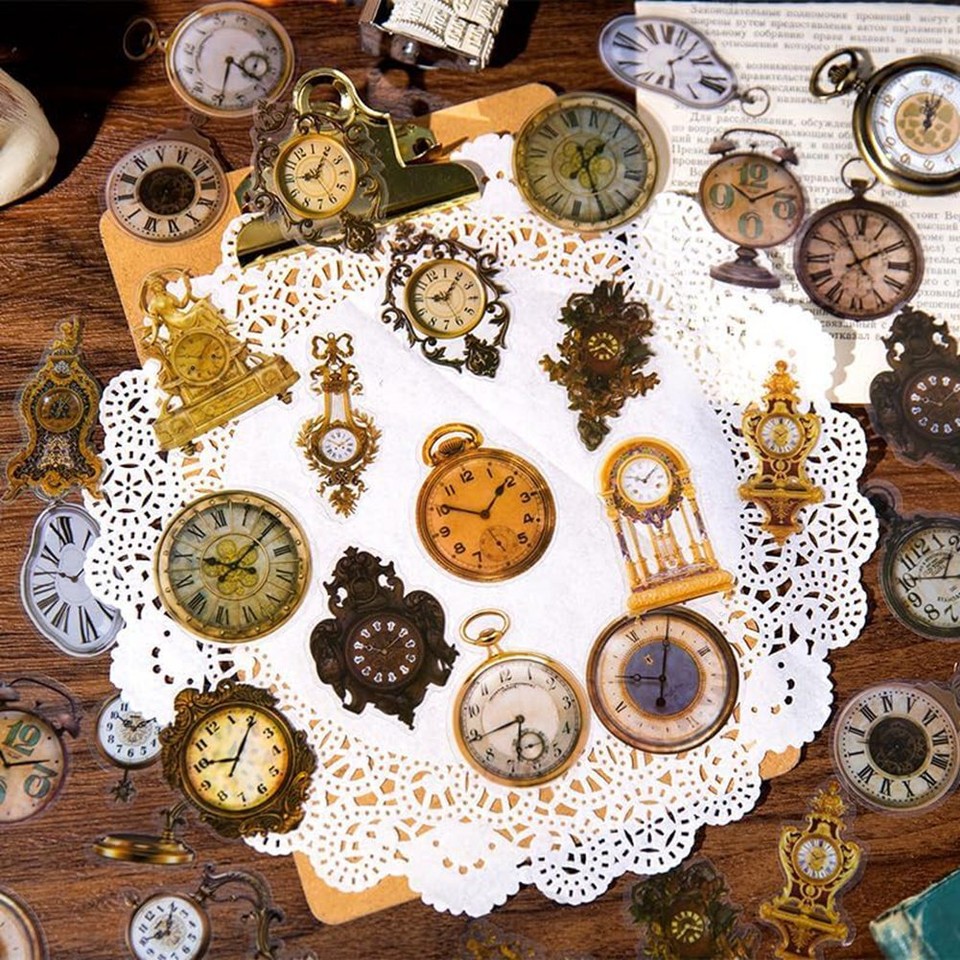 160 Stück ScrapbookAufkleber, VintageHandbuch, Scrapbooking, Junk