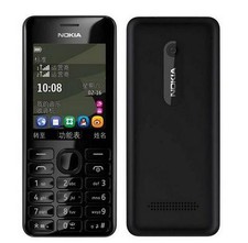 Original Nokia 206 Dual Sim 2G GSM 1.3M Unlocked Celluar Bluetooth Mobile