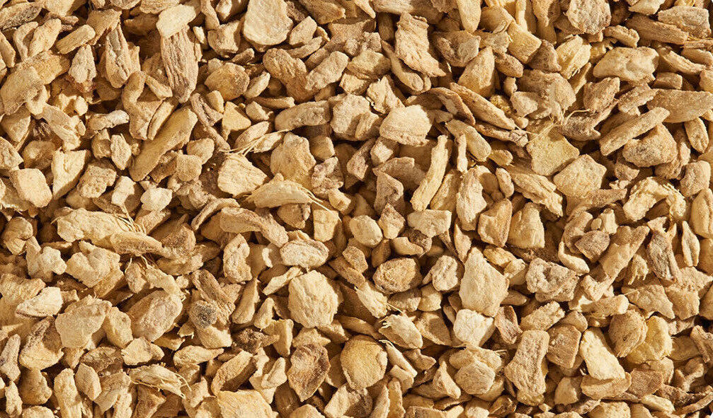 100 Gram Ginger Kibbled - Spices - Herbs - Free Shipping