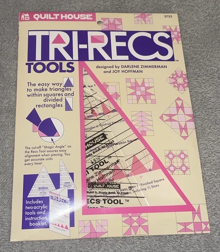 Quilt House Tri-Recs Quilting Tools by Darlene Zimmerman and Joy Hoffman