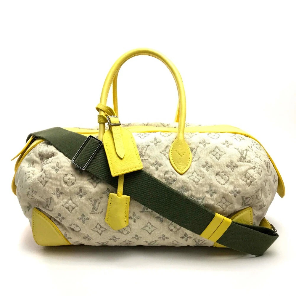 Keepall cloth travel bag Louis Vuitton Yellow in Cloth 32579336 #49 Keepall cloth travel bag Louis Vuitton Yellow in Cloth 32579336